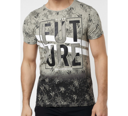 Подростковая футболка бежевого цвета 220147B