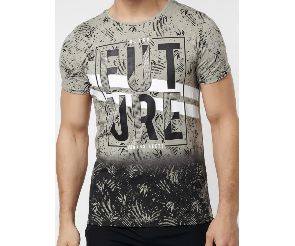 Подростковая футболка бежевого цвета 220147B