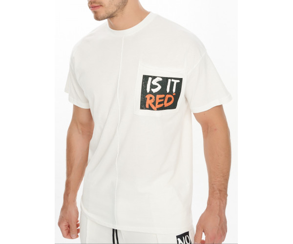 Костюм джоггеры с футболкой белого цвета 9181Bl