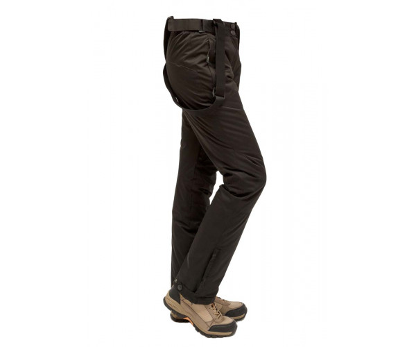 Женские зимние горнолыжные брюки черного цвета 905Ch