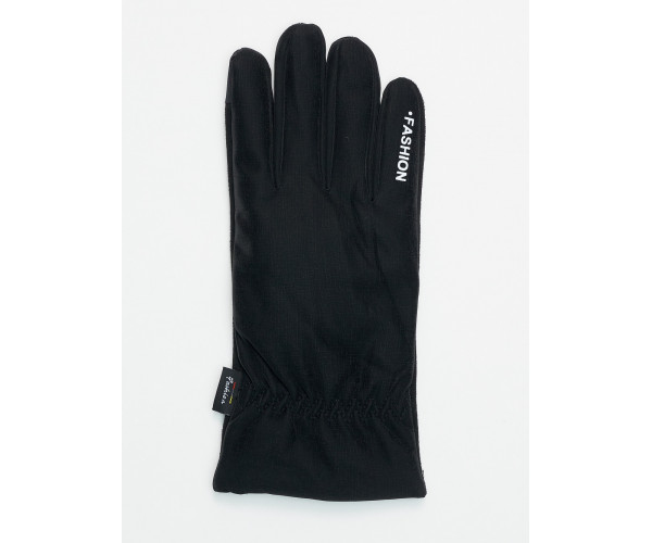 Классические перчатки зимние мужские черного цвета 601Ch