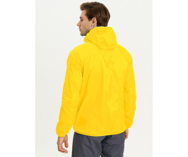 Ветровка спортивная Valianly мужская желтого цвета 93419J