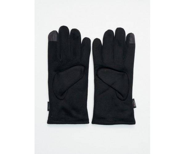 Классические перчатки зимние мужские черного цвета 601Ch