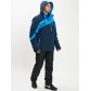 Горнолыжная куртка мужская большого размера синего цвета 77029S