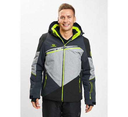 Горнолыжная куртка мужская темно-серого цвета 77016TC