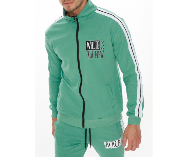 Спортивный костюм трикотажный салатового цвета 9153Sl