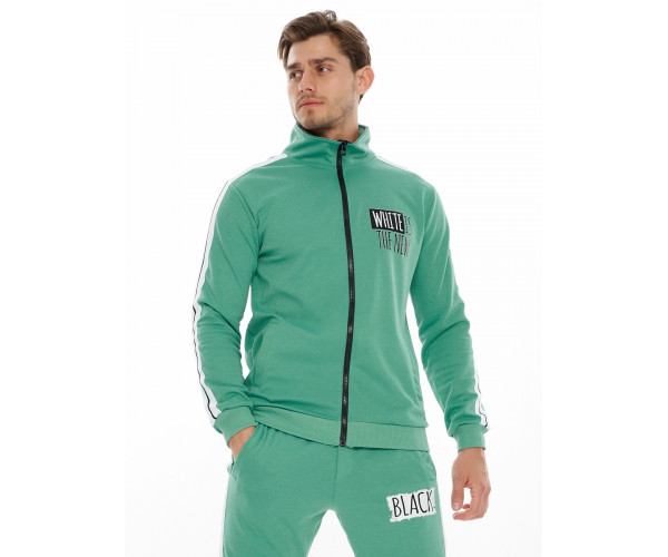 Спортивный костюм трикотажный салатового цвета 9153Sl