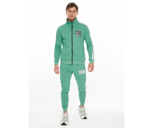 Спортивный костюм трикотажный салатового цвета 9153Sl