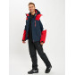 Горнолыжный костюм мужской красного цвета 077018Kr