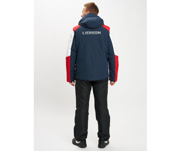 Горнолыжный костюм мужской красного цвета 077018Kr