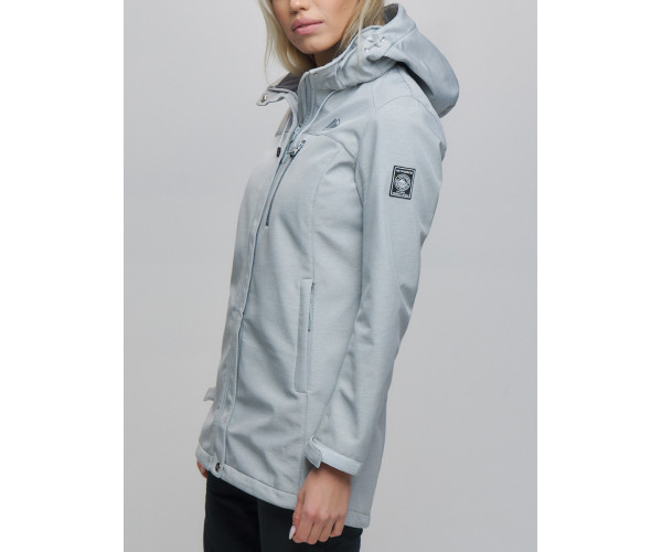 Костюм женский  светло-серого цвета 02022SS