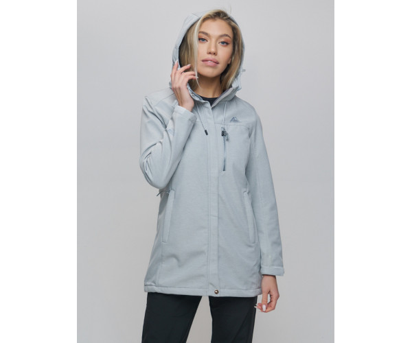 Костюм женский  светло-серого цвета 02022SS