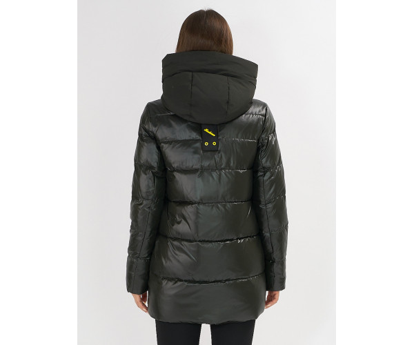 Куртка зимняя болотного цвета 7389Bt