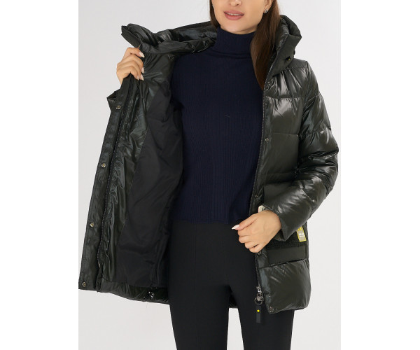 Куртка зимняя болотного цвета 7389Bt