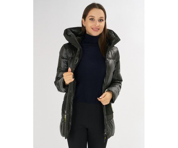 Куртка зимняя болотного цвета 7389Bt