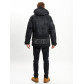 Молодежная зимняя куртка мужская черного цвета 059Ch