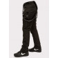 Мужские зимние горнолыжные брюки черного цвета 804Ch