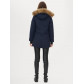 Парка женская  темно-синего цвета 1957TS