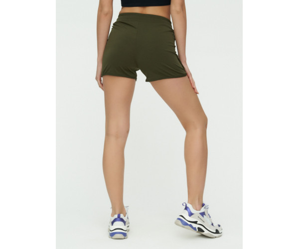 Спортивные шорты женские хаки цвета 3006Kh