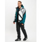 Горнолыжный костюм мужской темно-зеленого цвета 077015TZ