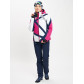 Горнолыжный костюм женский розового цвета 077031R