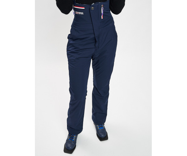 Горнолыжный костюм женский розового цвета 077031R