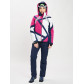 Горнолыжный костюм женский розового цвета 077031R