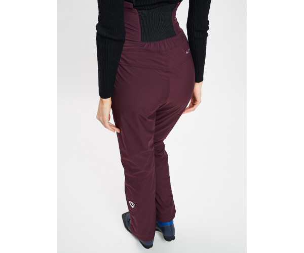 Брюки горнолыжные бордового цвета 102Bo