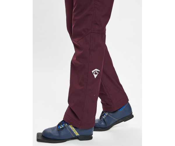 Брюки горнолыжные бордового цвета 102Bo
