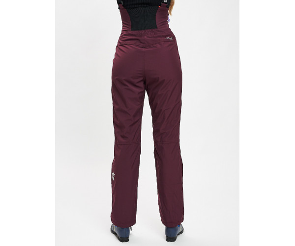 Брюки горнолыжные бордового цвета 102Bo