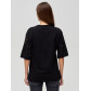 Женские футболки с надписями черного цвета 76029Ch