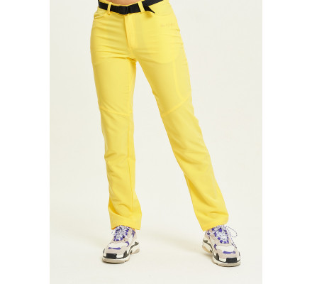 Спортивные брюки Valianly женские желтого цвета 33419J