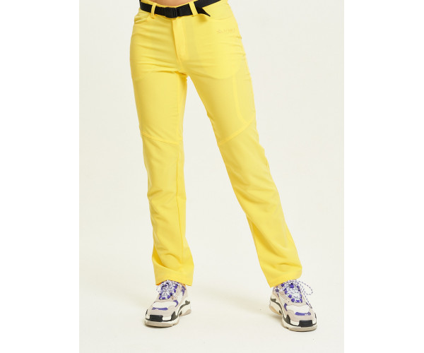 Спортивные брюки Valianly женские желтого цвета 33419J