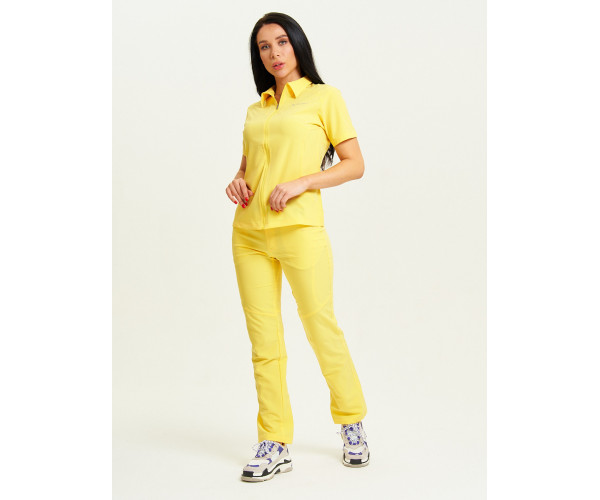 Спортивные брюки Valianly женские желтого цвета 33419J