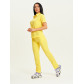 Спортивные брюки Valianly женские желтого цвета 33419J
