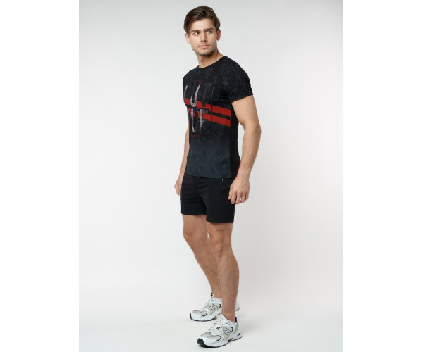 Подростковая футболка черного цвета 220147Ch