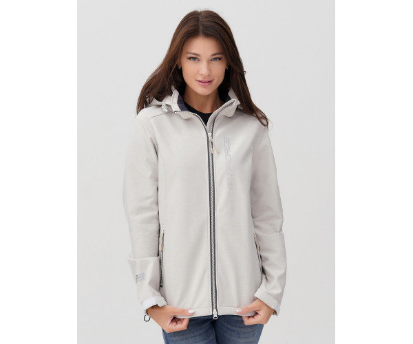 Ветровка  женская бежевого цвета 2031B