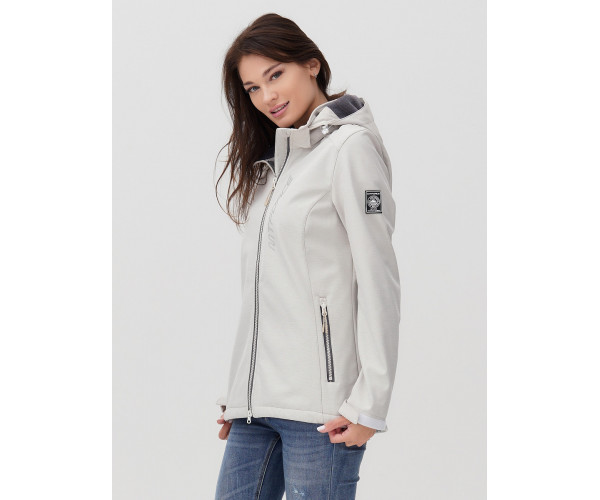 Ветровка  женская бежевого цвета 2031B