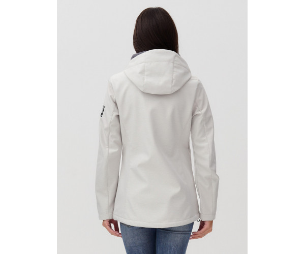 Ветровка  женская бежевого цвета 2031B