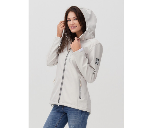 Ветровка  женская бежевого цвета 2031B