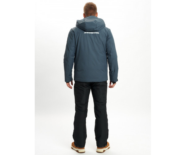 Горнолыжный костюм мужской  темно-серого цвета 02088TC