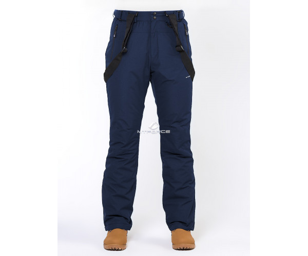 Мужские зимние горнолыжные брюки темно-синего цвета 18005TS