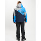 Горнолыжный костюм мужской синего цвета 077019S