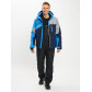 Горнолыжный костюм мужской синего цвета 077019S
