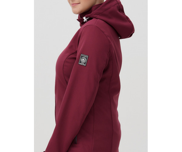 Костюм  bigsize бордового цвета 02031-1Bo