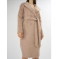 Пальто зимняя женская бежевого цвета 42114B