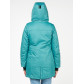 Женская зимняя парка бирюзового цвета 1963Br