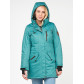 Женская зимняя парка бирюзового цвета 1963Br