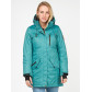 Женская зимняя парка бирюзового цвета 1963Br