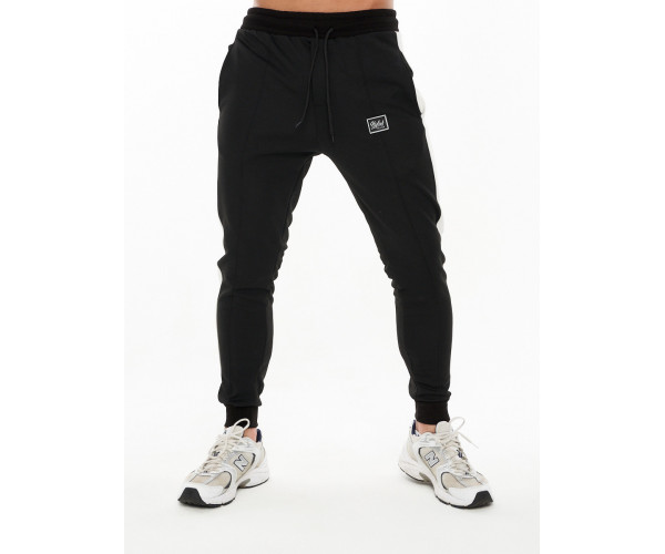 Трикотажный спортивный костюм черного цвета 9152Ch